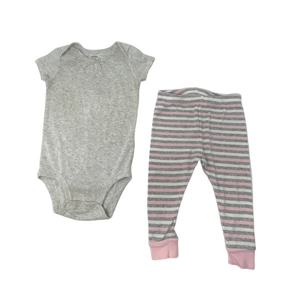 Baby Girl's - 3 Outfits - 3‎ Leggings and 3 Body Suits - Size 12 Month - Picture 6 of 9
